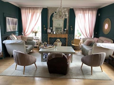 Domaine "Les Bois Flottes" Dans Maison De Charme Au Bord De Mer Et Proche De Cabourg แมร์วิลล์-ฟรองซีวิลล์-พลาจ ภายนอก รูปภาพ